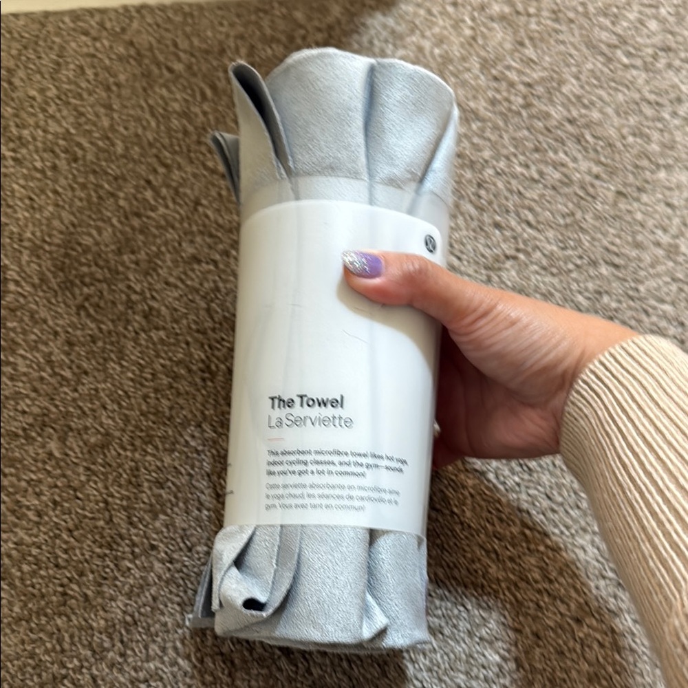Gray Microfiber Towel